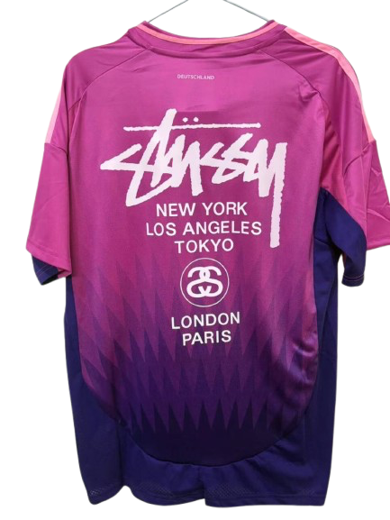 STUSSY x ‘GERMANY’ JERSEY - PURPLE