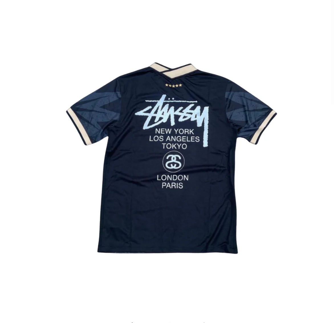 STÜSSY x ‘BRASIL’ JERSEY - BLACK WORLD CUP
