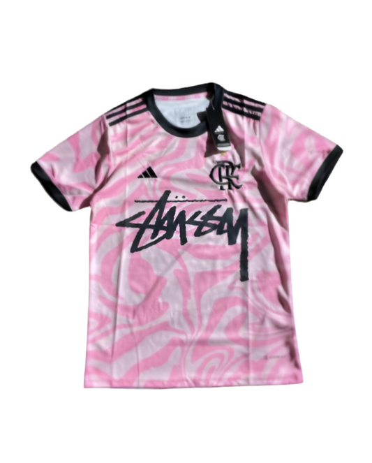 STUSSY x ‘FLAMENGO’ JERSEY - PINK