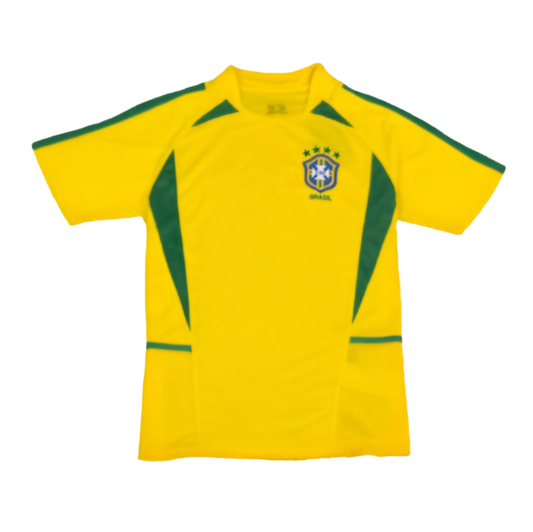 BRAZIL 2002 RETRO SHIRT HOME