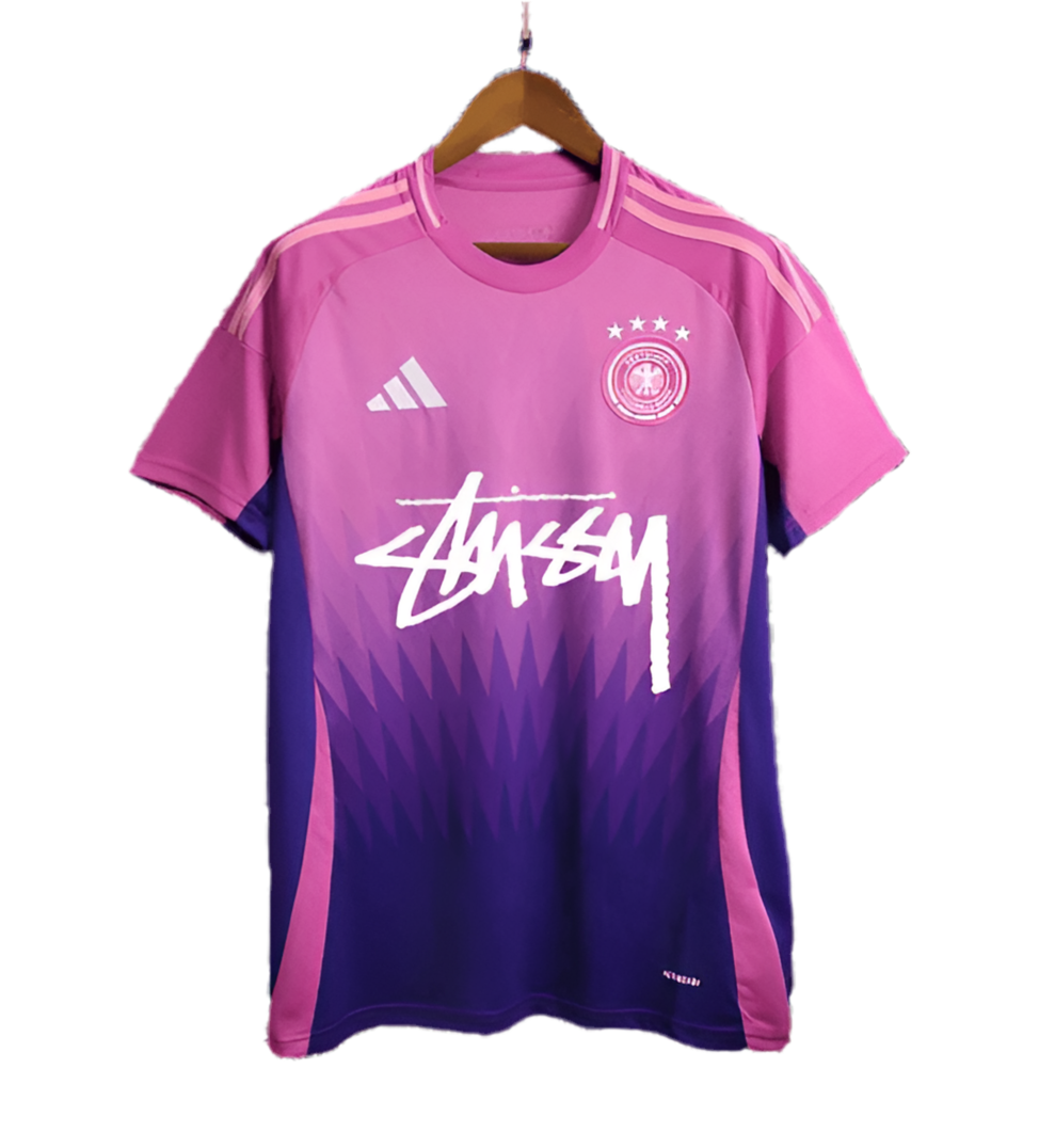 STUSSY x ‘GERMANY’ JERSEY - PURPLE
