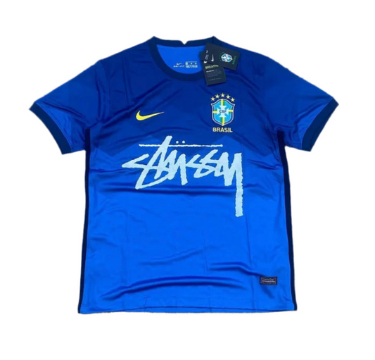 STUSSY x ‘BRASIL’ JERSEY - BLUE