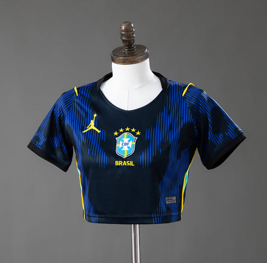 BRAZIL 2026 AWAY WOMENS CROP TOP
