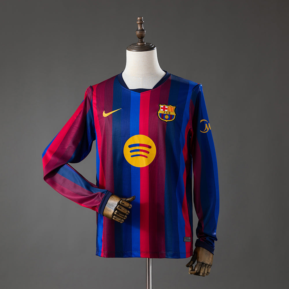Barcelona 26/27 Home Long Sleeved Jersey