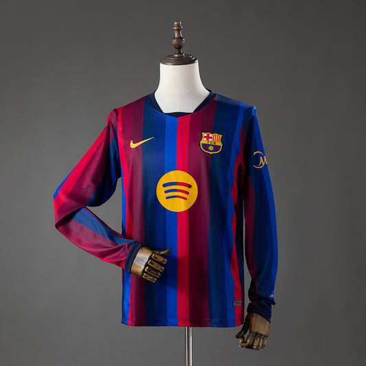 Barcelona 26/27 Home Long Sleeved Jersey