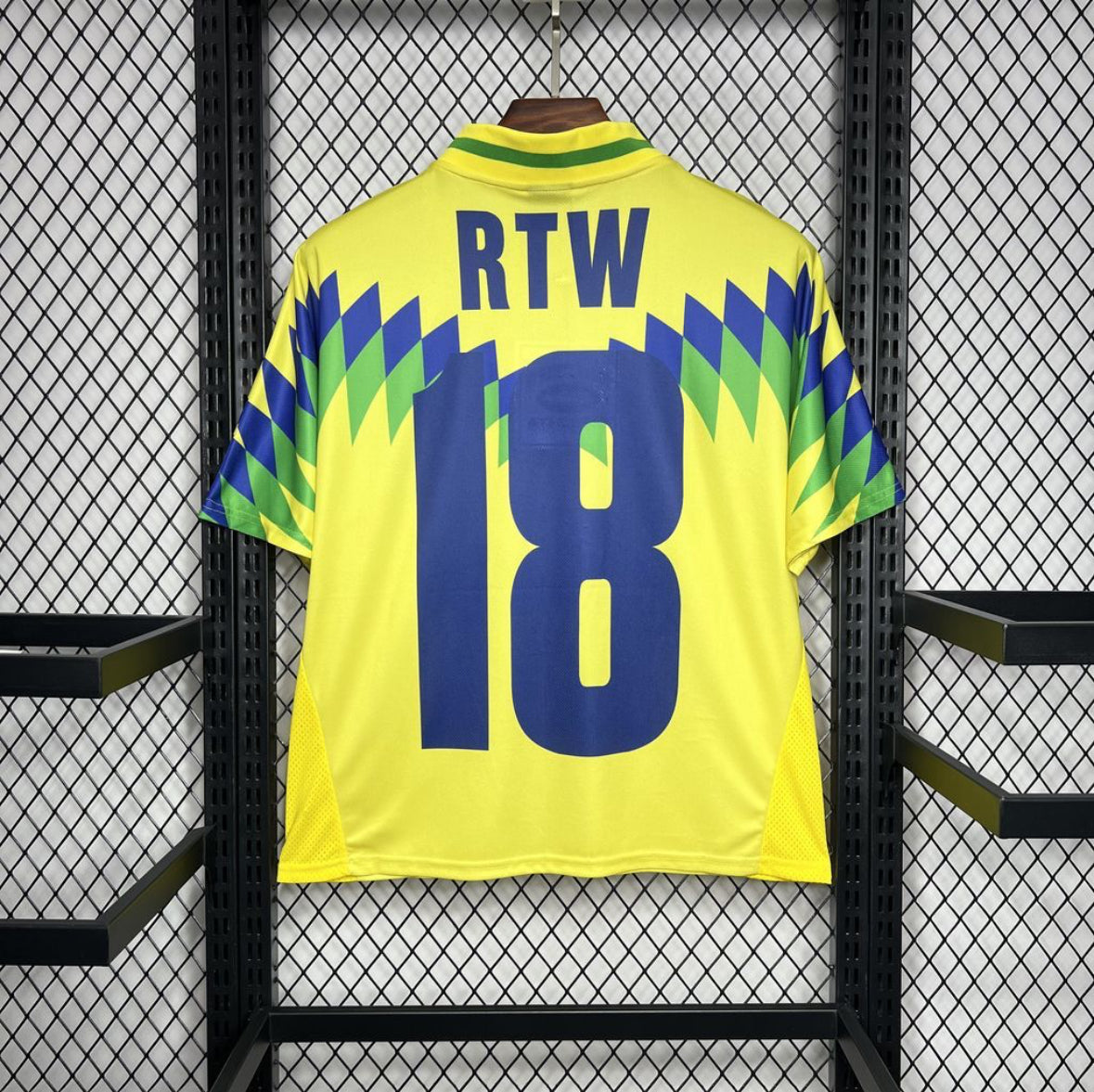 BRAZIL 1995 HOME CORTEIZ RETRO JERSEY