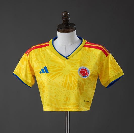 COLOMBIA 2026 HOME WOMENS CROP TOP