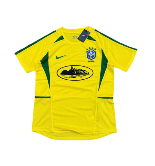 CORTEIZ x ‘BRASIL’ RETRO JERSEY - YELLOW